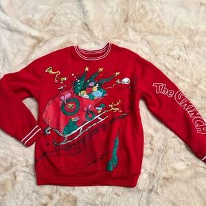 Dr. Seuss Red Christmas Sweatshirt